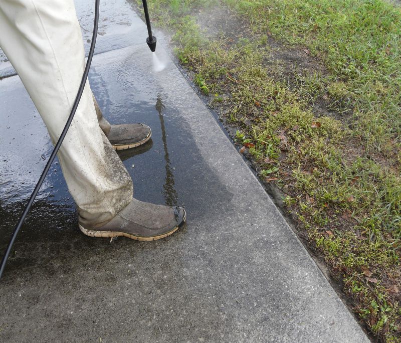 Cleaned Sidewalks and Driveways